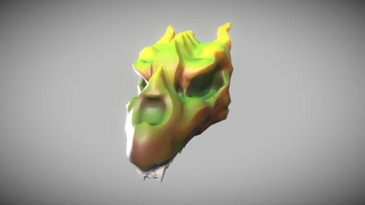 Skull Dragon HEAJ 3D Model