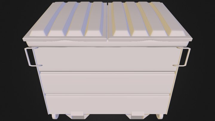 dumpster obj 3D Model