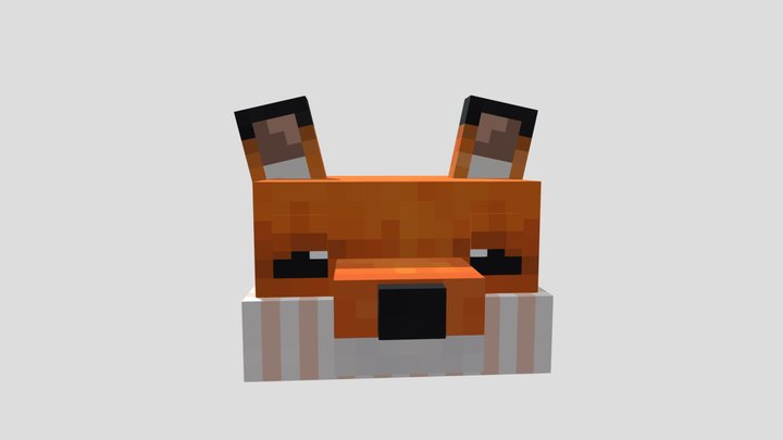 Fox beanie 3D Model