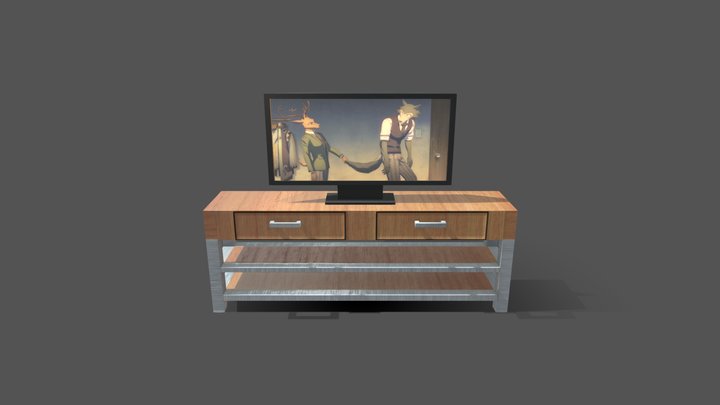 Tvanddesk 3D Model