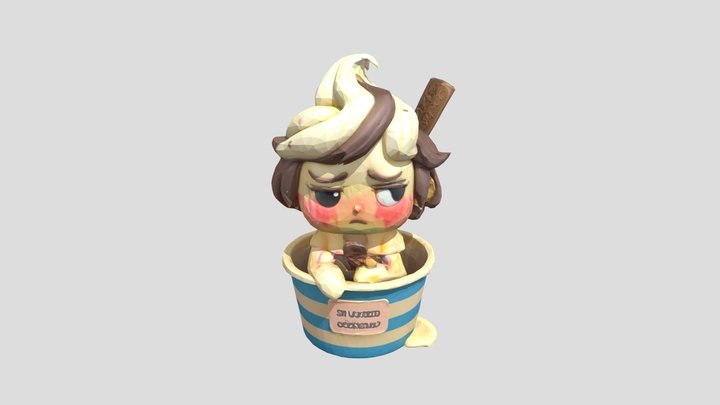 Ice_Wind_Elf_fbx 3D Model