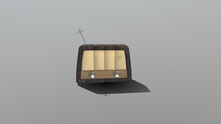radio robot 3D Model