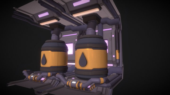 Oil 3D Model