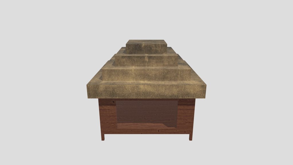Low Poly Brick House