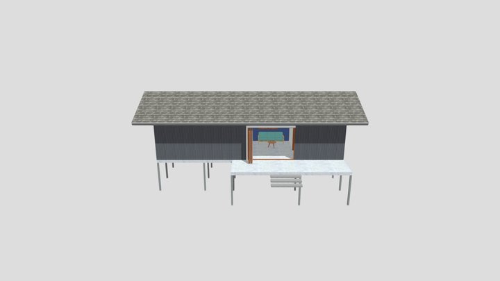 009 Smallhouse1f48m2 3D Model