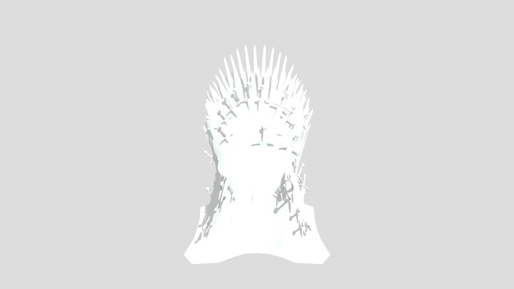 Iron-throne 3D Model