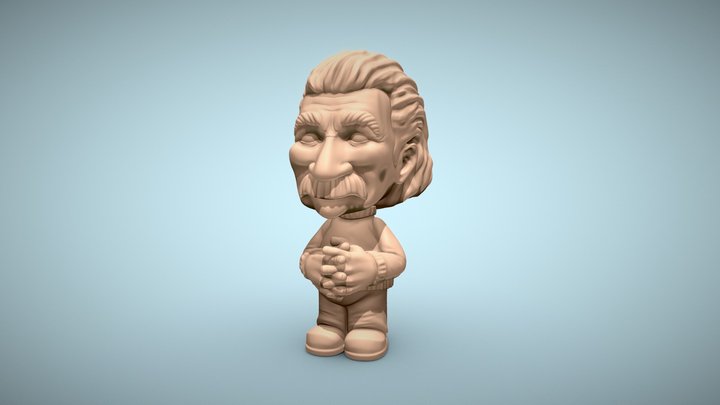 Albert Einstein HighPoly