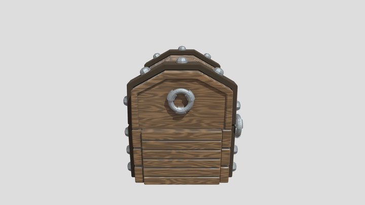 TreasureChest 3D Model