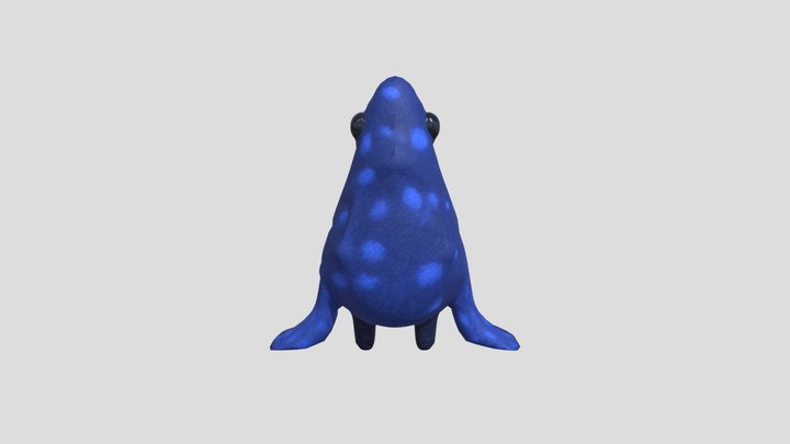 Whale Dude 3D Model