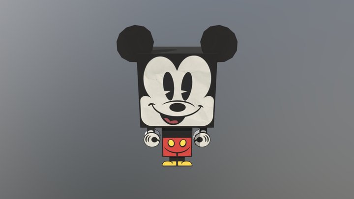 MICKEY JUMP 02 3D Model