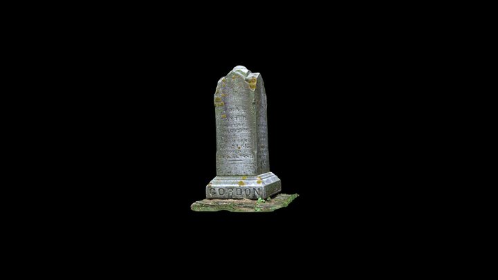 Gordon Grave Monument 3D Model