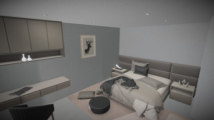 Bedroom 1 3D Model