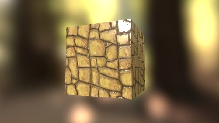 Sandstonewall/Rock texture sample v1 3D Model