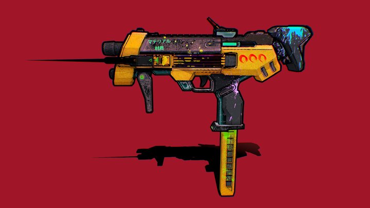 My kind of Sombra's Weapon 3D Model