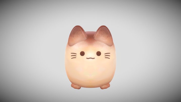 Bread Cat 3D Model