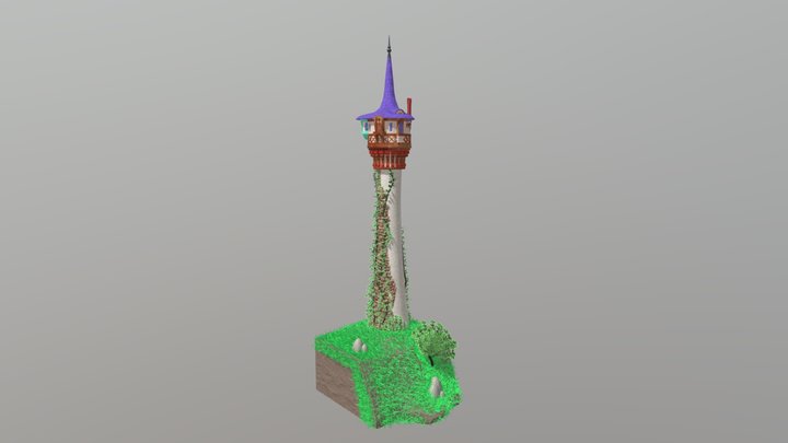 Rapunzel Tower 3D Model