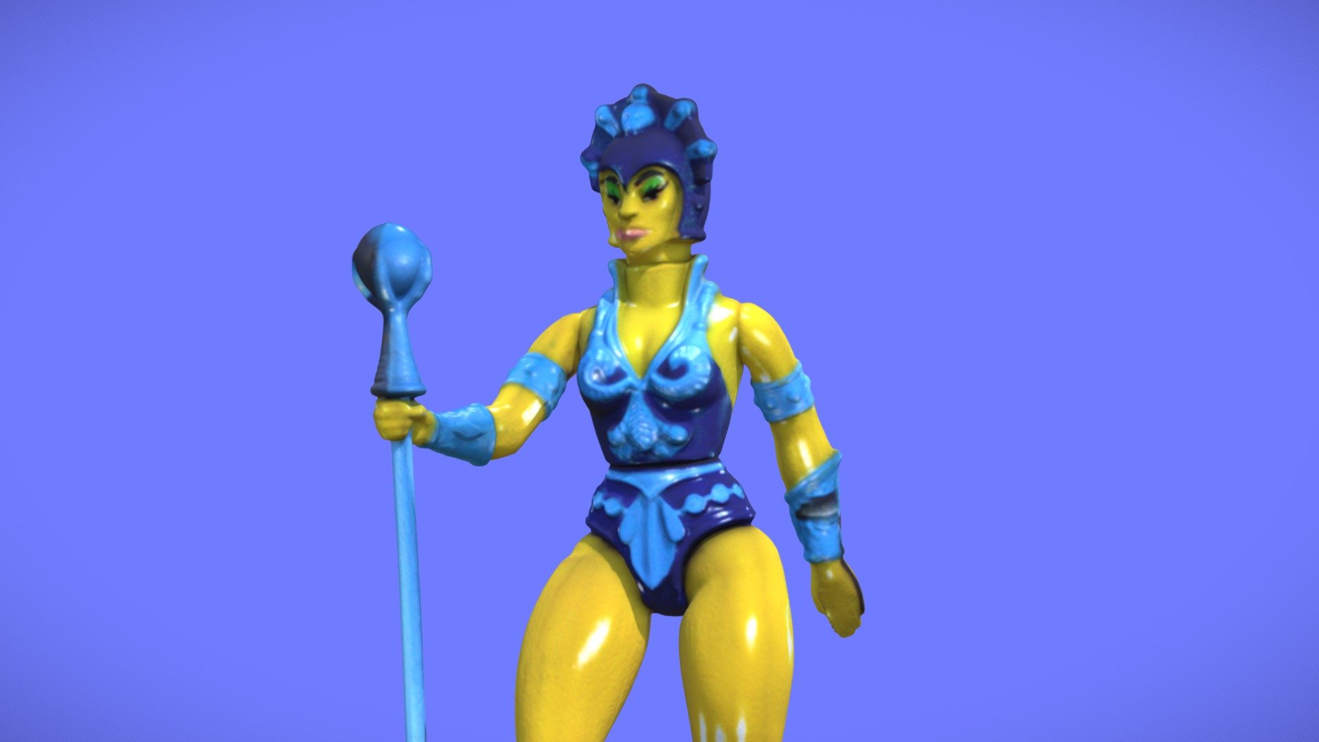 80s MOTU EVIL-LYN FIGURE - 3D SCAN