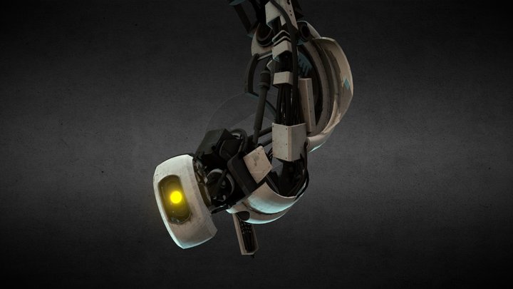 GLaDOS (Overgrown) 3D Model