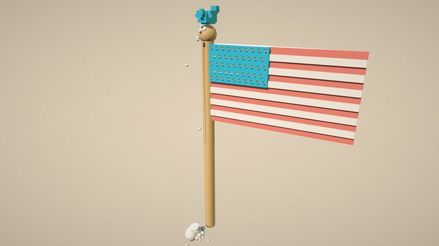 AMURiCA! 3D Model