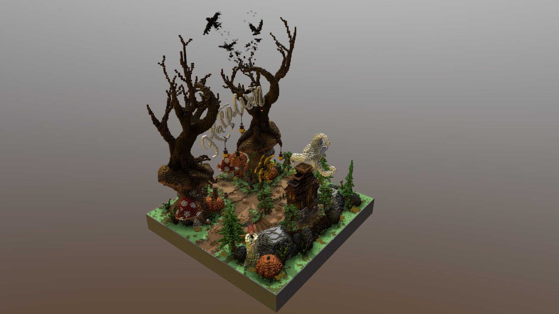 SagePvP ~ HCF Spawn [Halloween Theme] - 3D model by KoraProjects ...