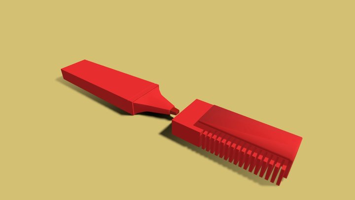 Red Marker – Gratis 3D-model STL