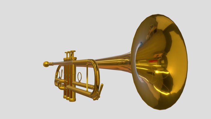 Trumpet 3D Model