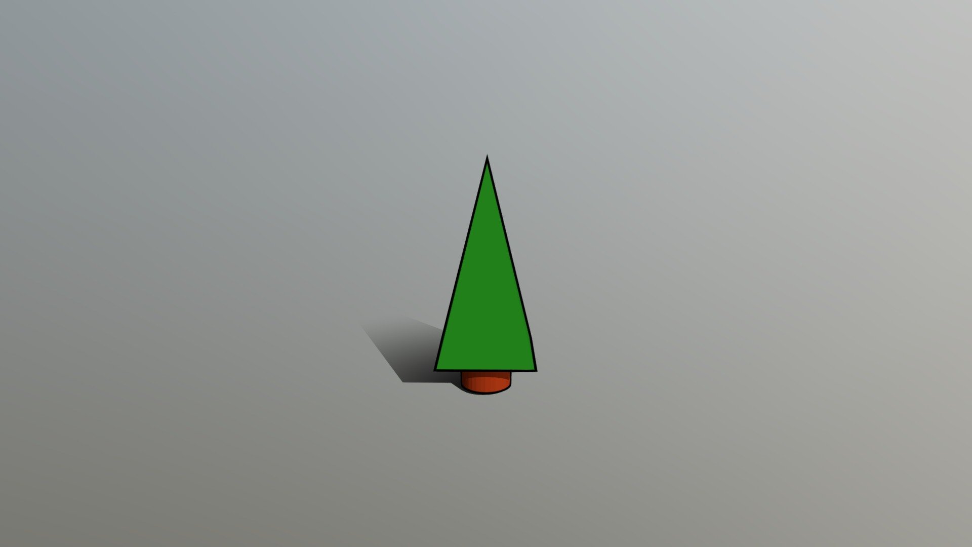 Low poly tree