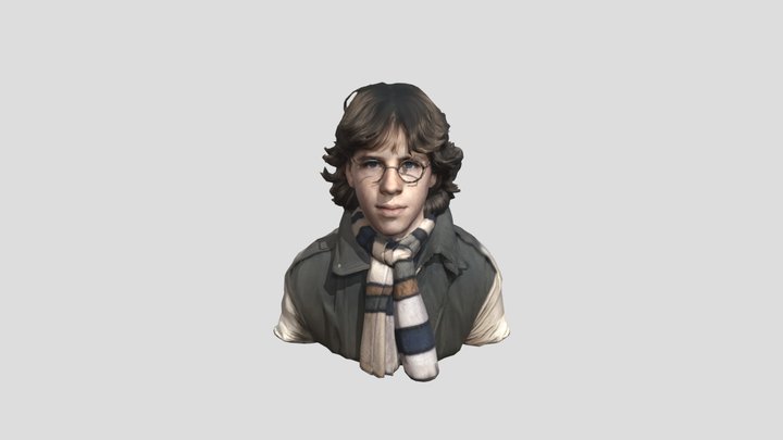 Andre_with_round_glass_obj – Modelo 3D gratuito STL