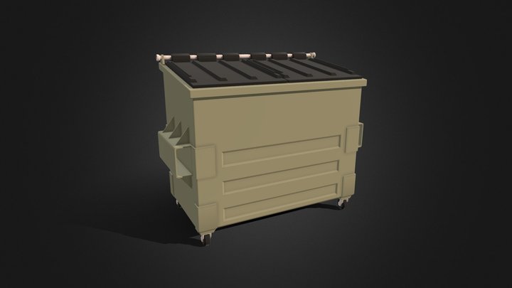 Props - Dumpster 3D Model