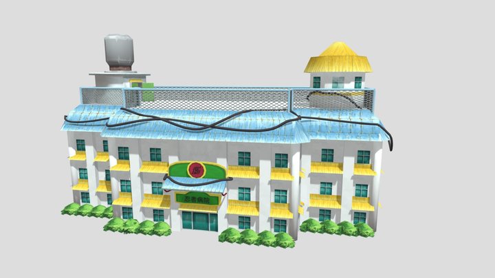Konoha Hospital 3D Model