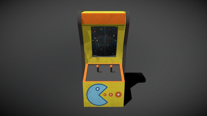 Arcade Machine 3D Model