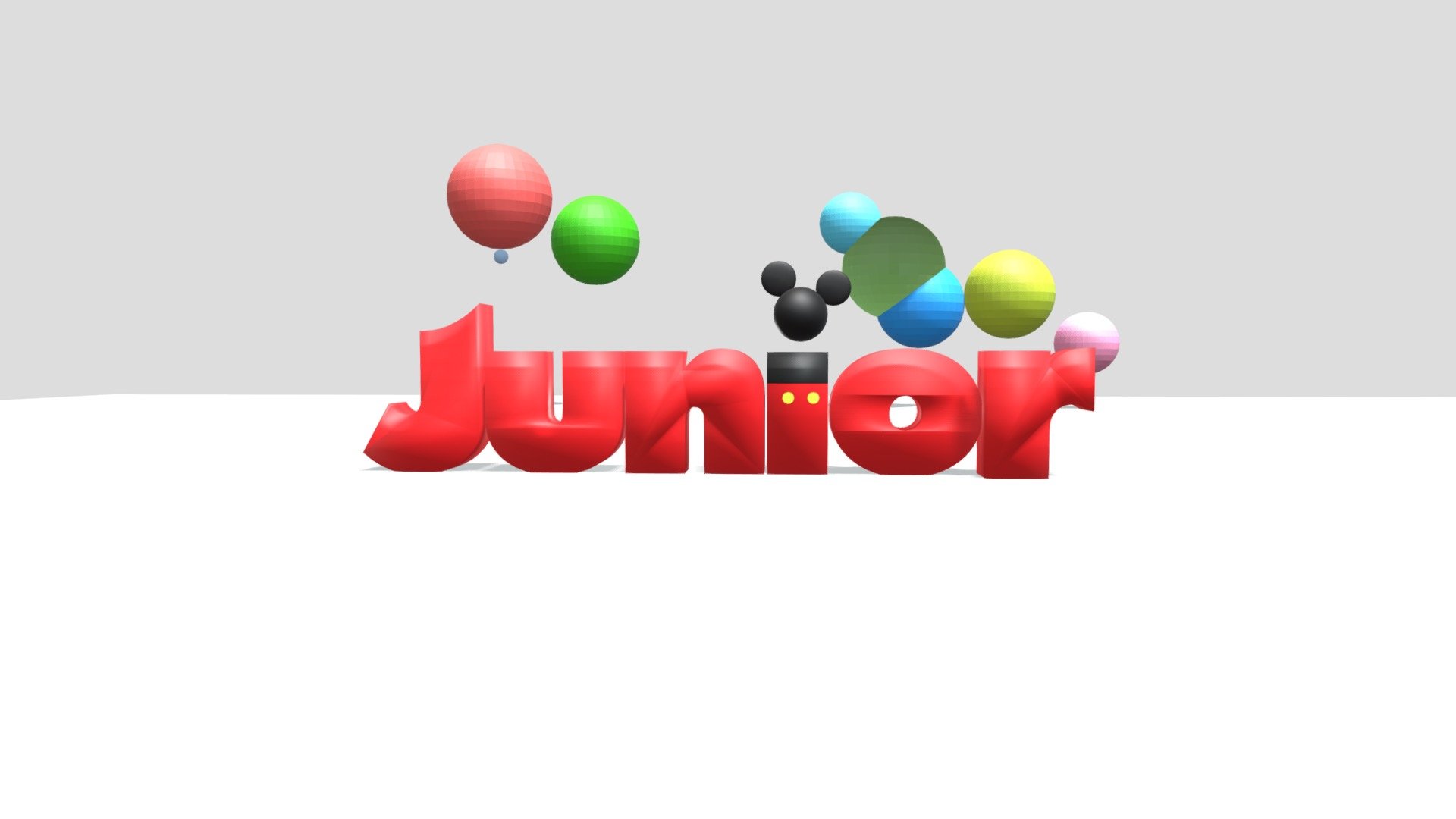 Disney Junior logo - Download Free 3D model by THECUPHEADPRO  (@THECUPHEADPRO) [0d2e630]