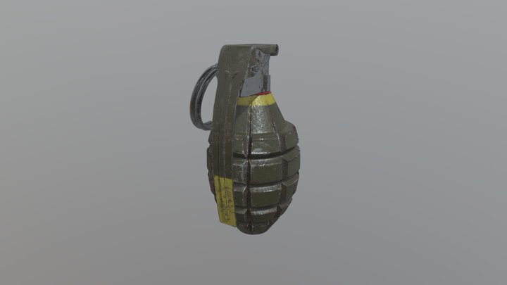 MK2 Grenade 3D Model