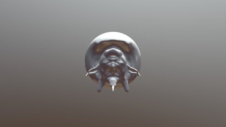 Melted Man 3D Model