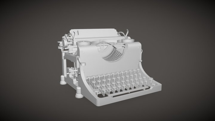 STOEWER Typewriter 3D Model