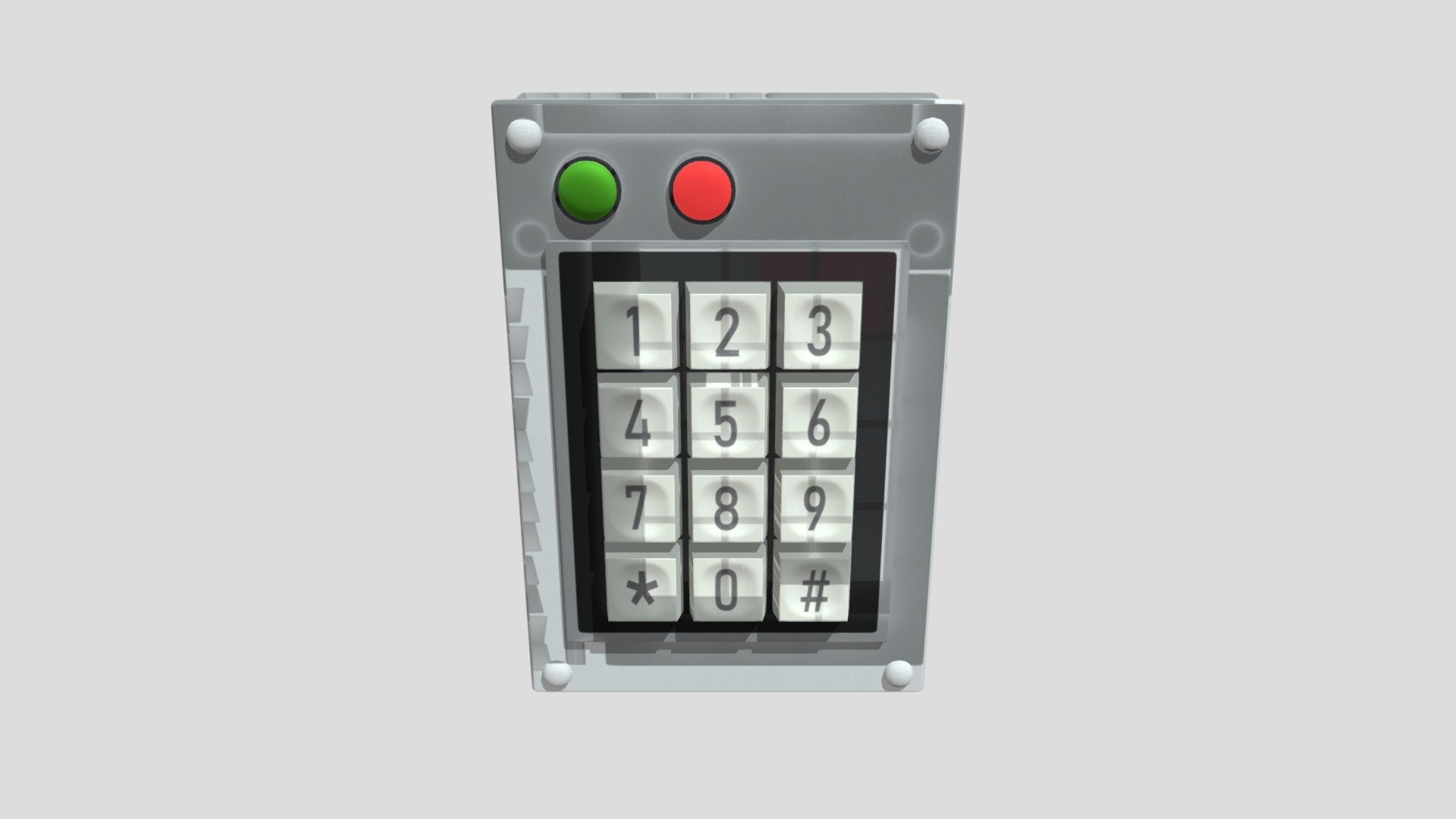 Keypad Door lock - Download Free 3D model by Bienvenido el Callie-Oke ...