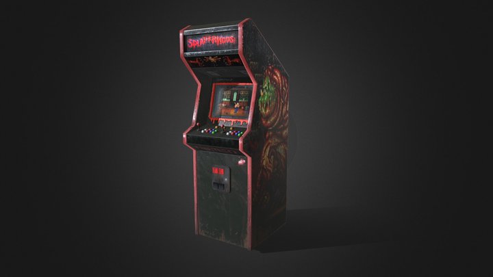 Splatterhouse Arcade Machine 3D Model