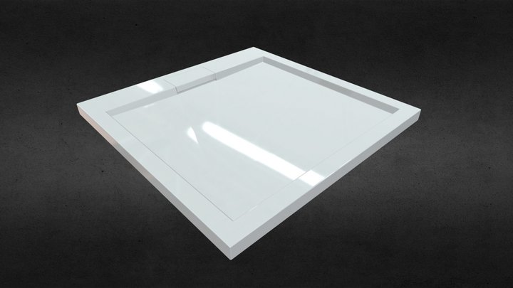 FREE Shower Tray, 90cm x 90cm 3D Model
