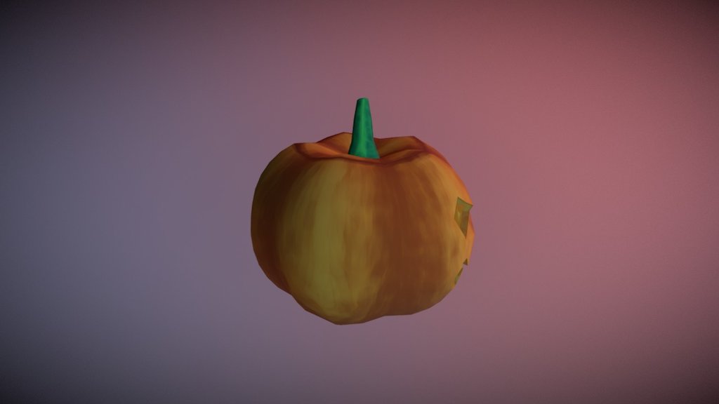 Pumpkin 3d Model By Marculaa [a055f57] Sketchfab