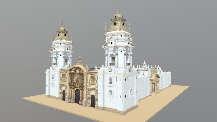 Catedral de Lima - Peru 3D Model