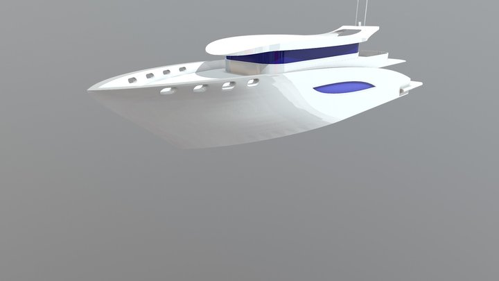 First Yacht 3D Model