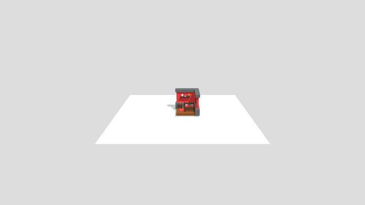 Isometric Room 3D Model