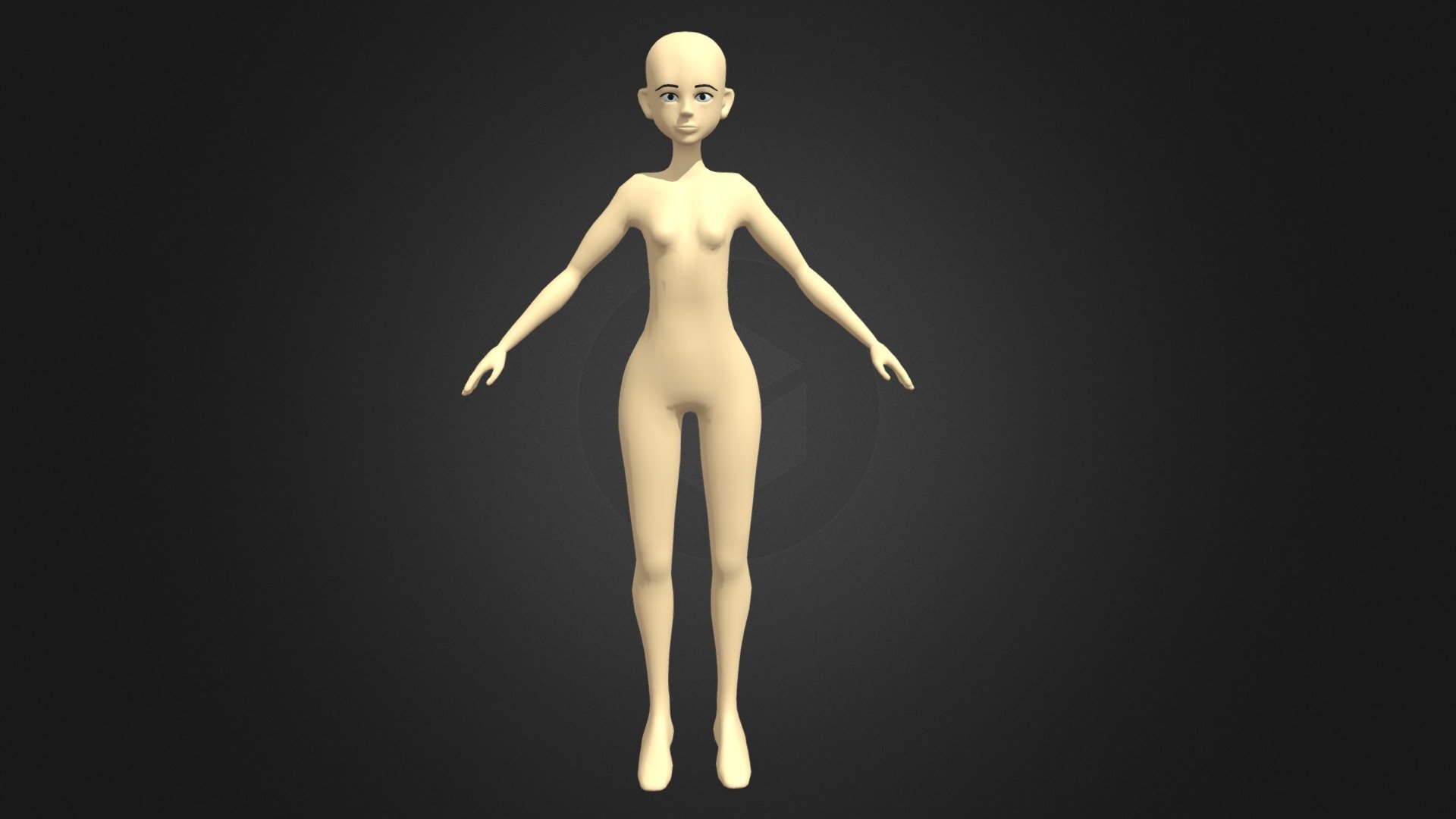 Female Stylized BaseMesh
