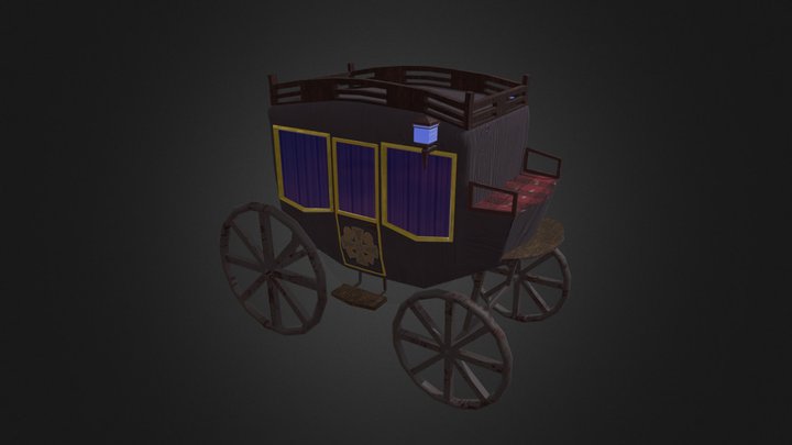 Dark carriage 3D Model