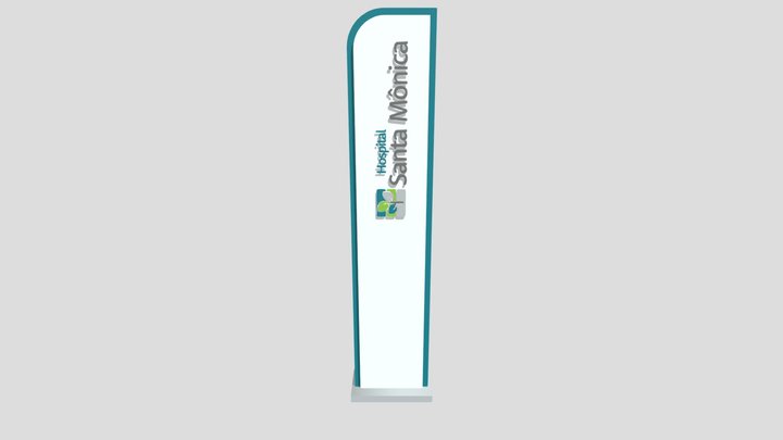 Totem Hospital Santa Mônica versão 2 3D Model