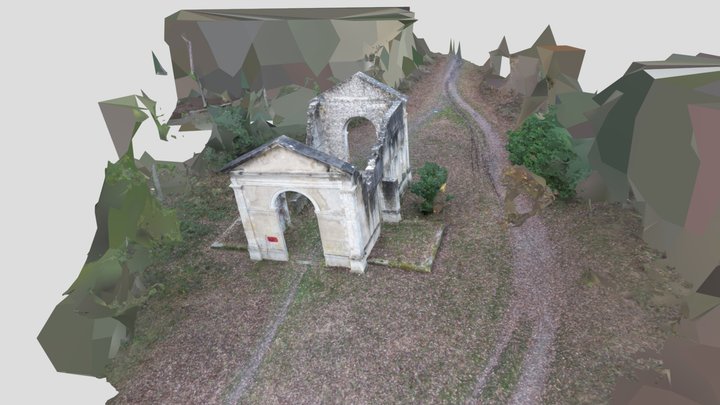 Pavillon géoreferencé de Pouras Reallity Capture 3D Model