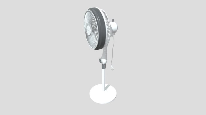 Modern Electric Fan – Kostenloses 3D-Modell STL