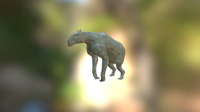 WWB Chalicotherium 3D Model