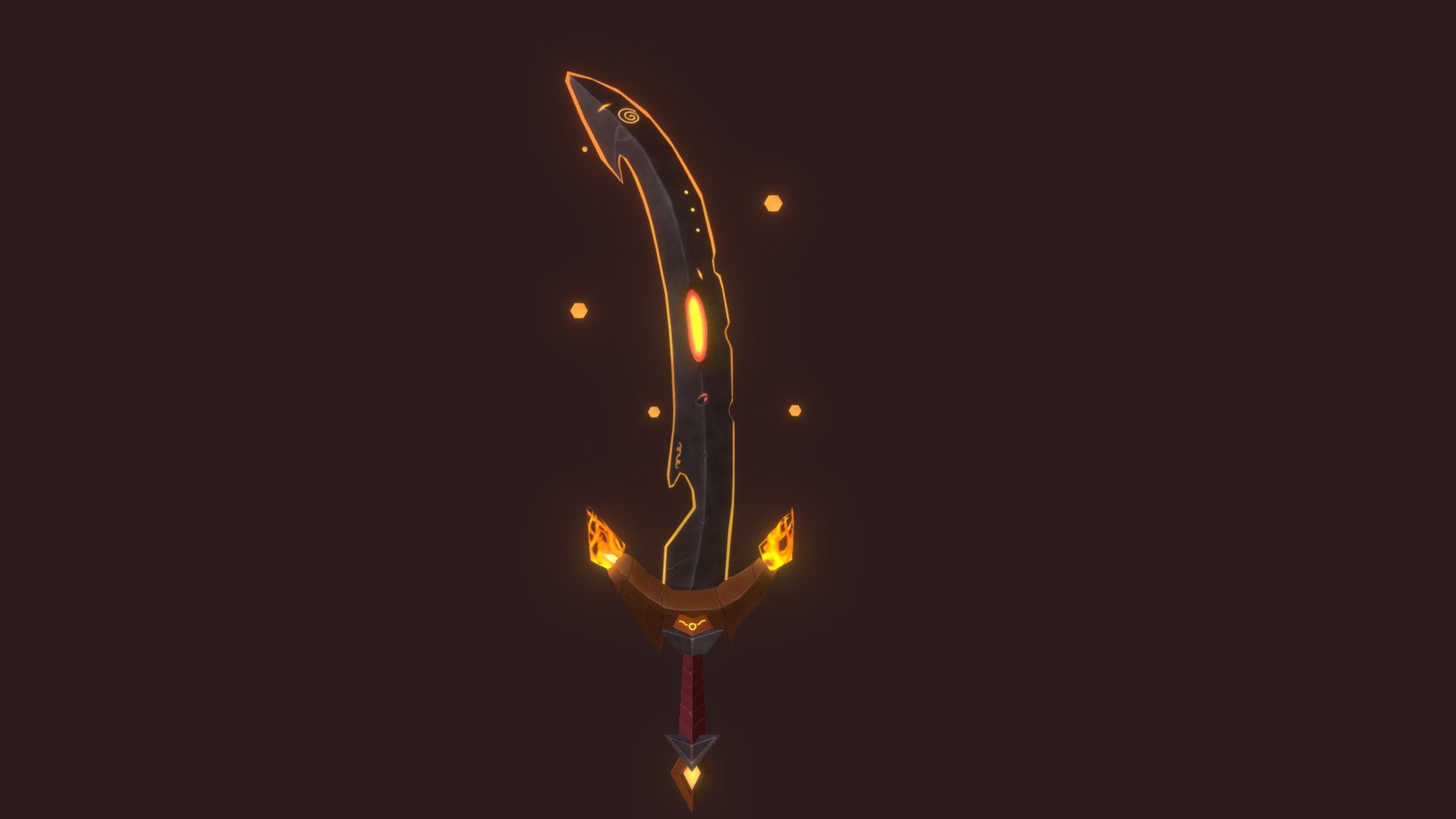 The Blade of Cataclysm's Flame - Weaponcraft - 3D model by Louis ...