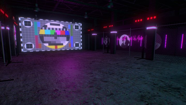 80s Warehouse 3D Model